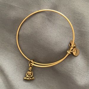 Alex and Ani Buddha Charm Bangle